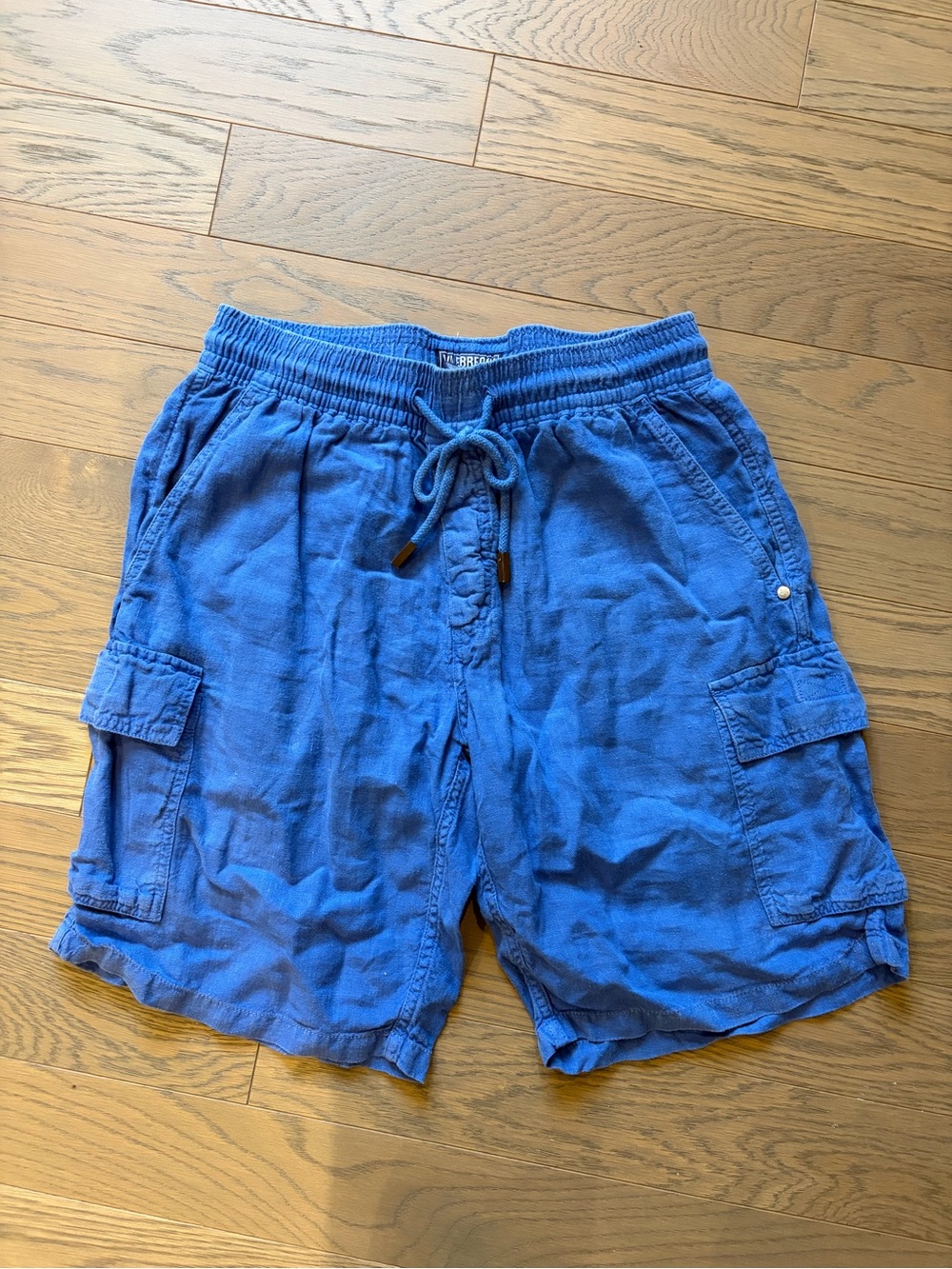 Vilebrequin Blue Men's Cargo Drawstring Shorts